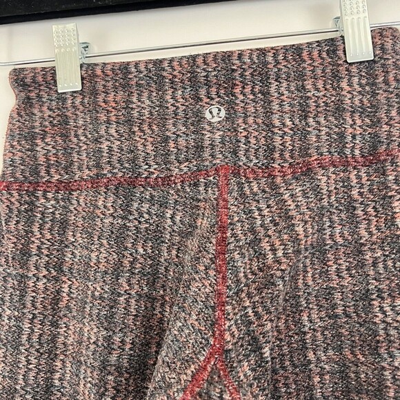 Lululemon Womens Size 2 Wunder Under Crop Ziggy Wee Luon Leggings - Picture 3 of 4